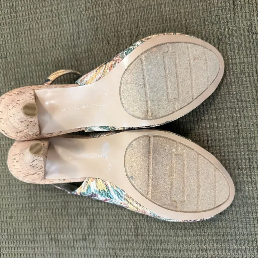 Bandolino Women's Colorful Wedge Sandals